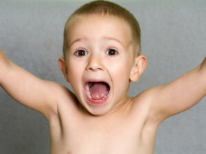 Child shouting